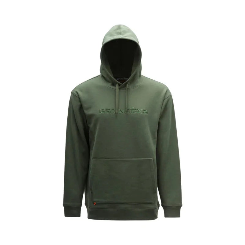 Grunden's Wordmark Embroidered Hoodie - Deep Depth