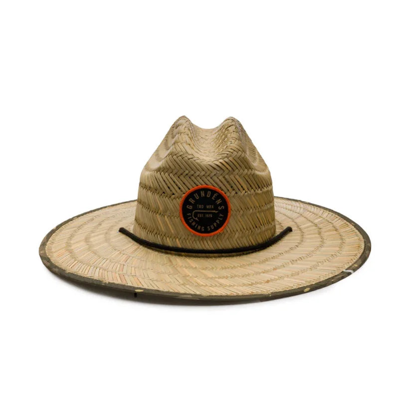 Grundens Waterman Straw Hat - Willapa Outdoor