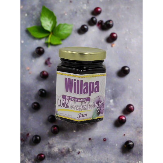 Huckleberry Haven Huckleberry Jam Sugar-Free 8oz. - Willapa Marine & Outdoor