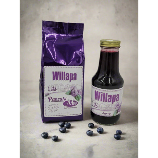 Huckleberry Haven Huckleberry Buttermilk Pancake Mix & Syrup Bundle - Willapa Marine & Outdoor