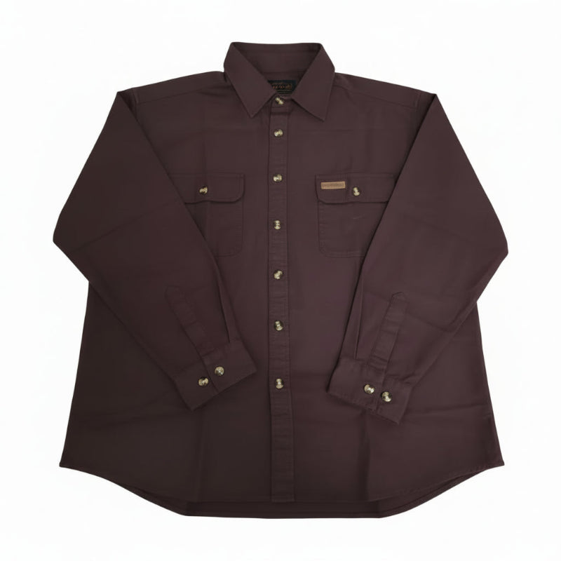 Hickory Shirt Company Chamois Men's Shirt in Brown