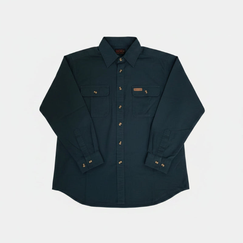Hickory Shirt Company Chamois Men's Shirt in Hunter Green
