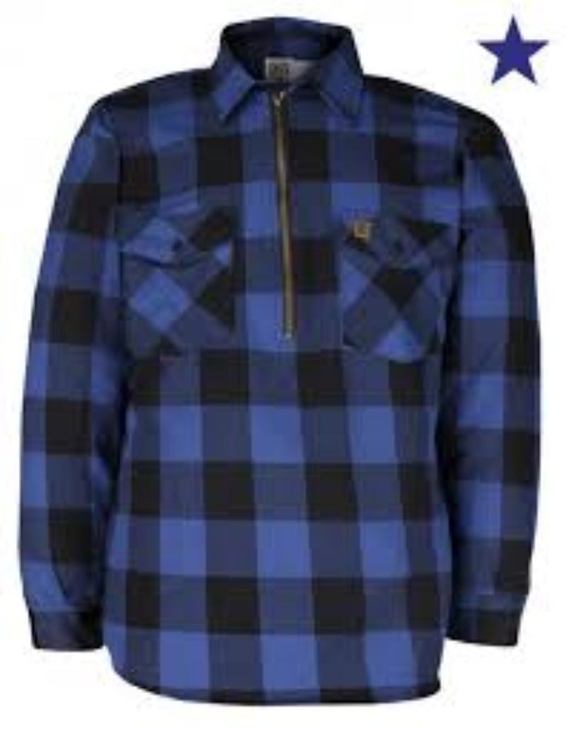 Hickory Shirt Co Buffalo Plaid Flannel 1/4 shirt-Willapa Outdoor