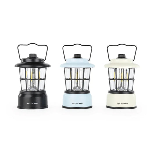 LUXPRO LP1535 Warm and Bright White Retro LED Lantern-Willapa Outdoor