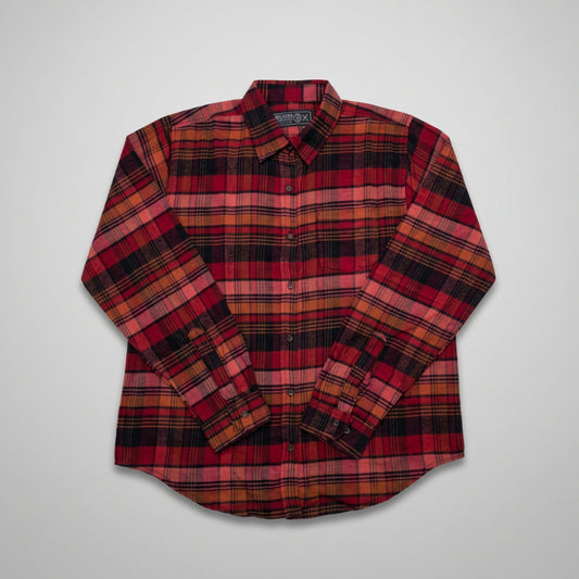 Northern Expedition Limited Ladies Lightweight Flannel Shirt in red/orange-Willapa Outdoor