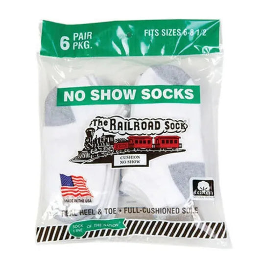 Railroad Sock Youth Size in No Show or Quarter Style