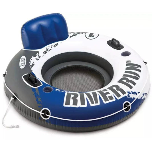 Intex River Run I Sport Lounge, Inflatable Water Float, 53" Diameter - Willapa Marine & Outdoor