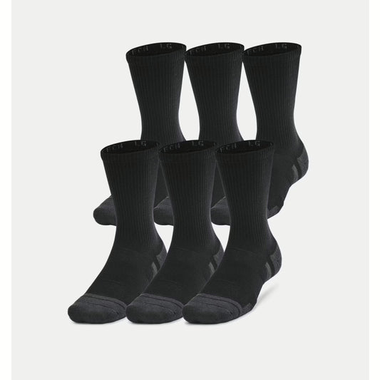 Set of six black socks on a light gray background-Willapa Outdoor