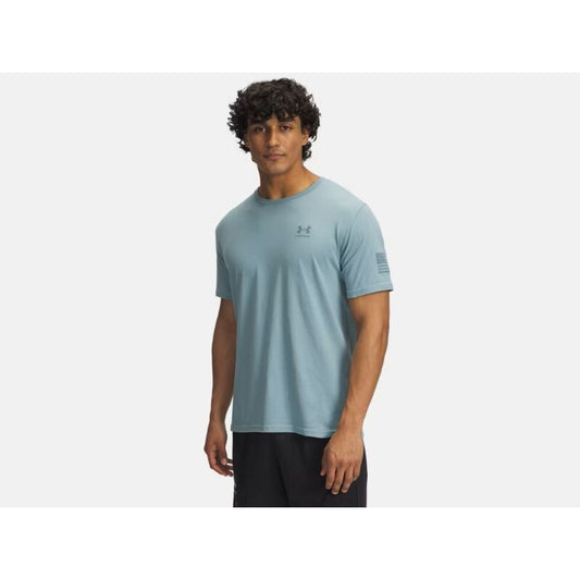 Under Armour Men’s Freedom Flag T-Shirt – Short Sleeve-Willapa Outdoor