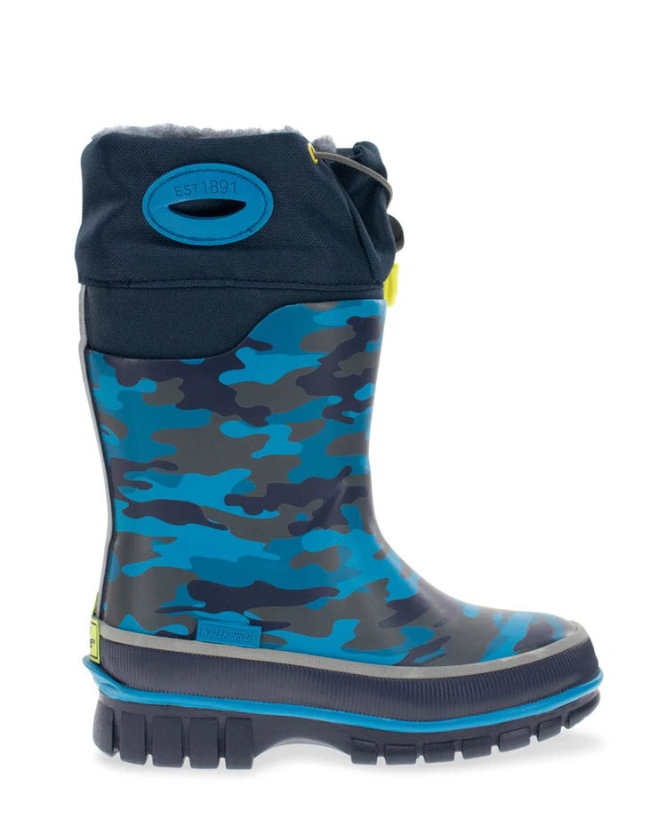 WC Kids Blue Camo Boots - Limited Time & Quantity