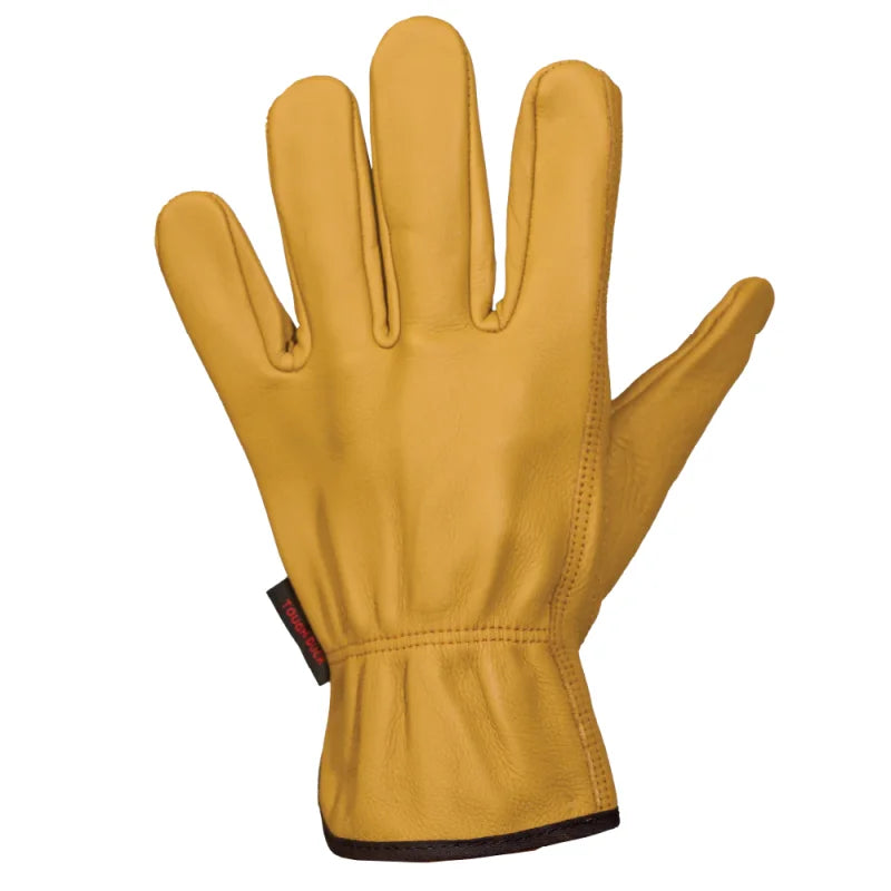 Light brown leather glove on a white background-Willapa Outdoor