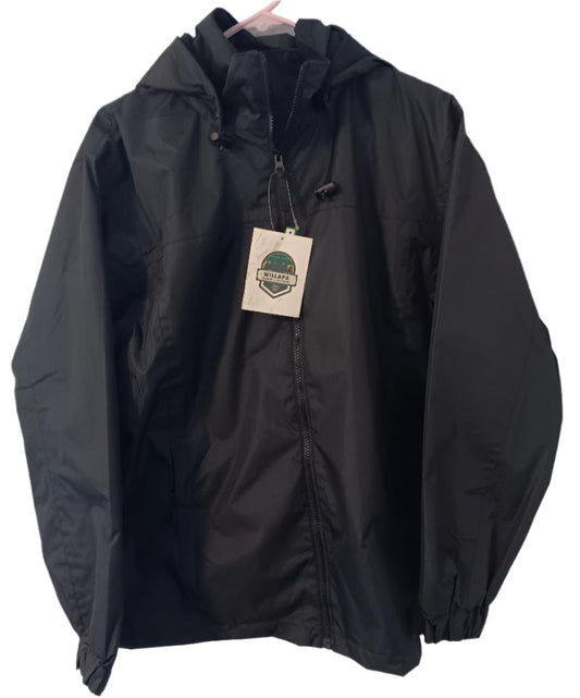 Willapa Marine Brand Men's Rain Jackets - Black or Gray