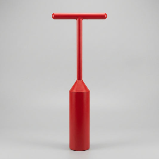 Red aluminum clam gun  -  Willapa Outdoor