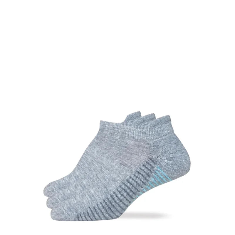 Gray ankle sock on a white background. Willapa Outdoor
