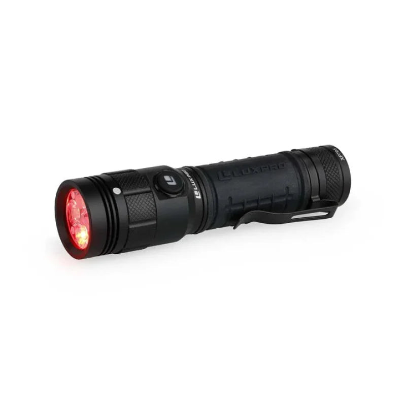 LUXPRO XP705 PRO SERIES 1200 POWER PLUS RED FLASHLIGHT-Willapa Outdoor