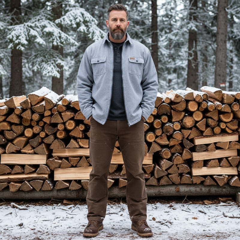 Classic Logger Jacket - PNW Winter Forest