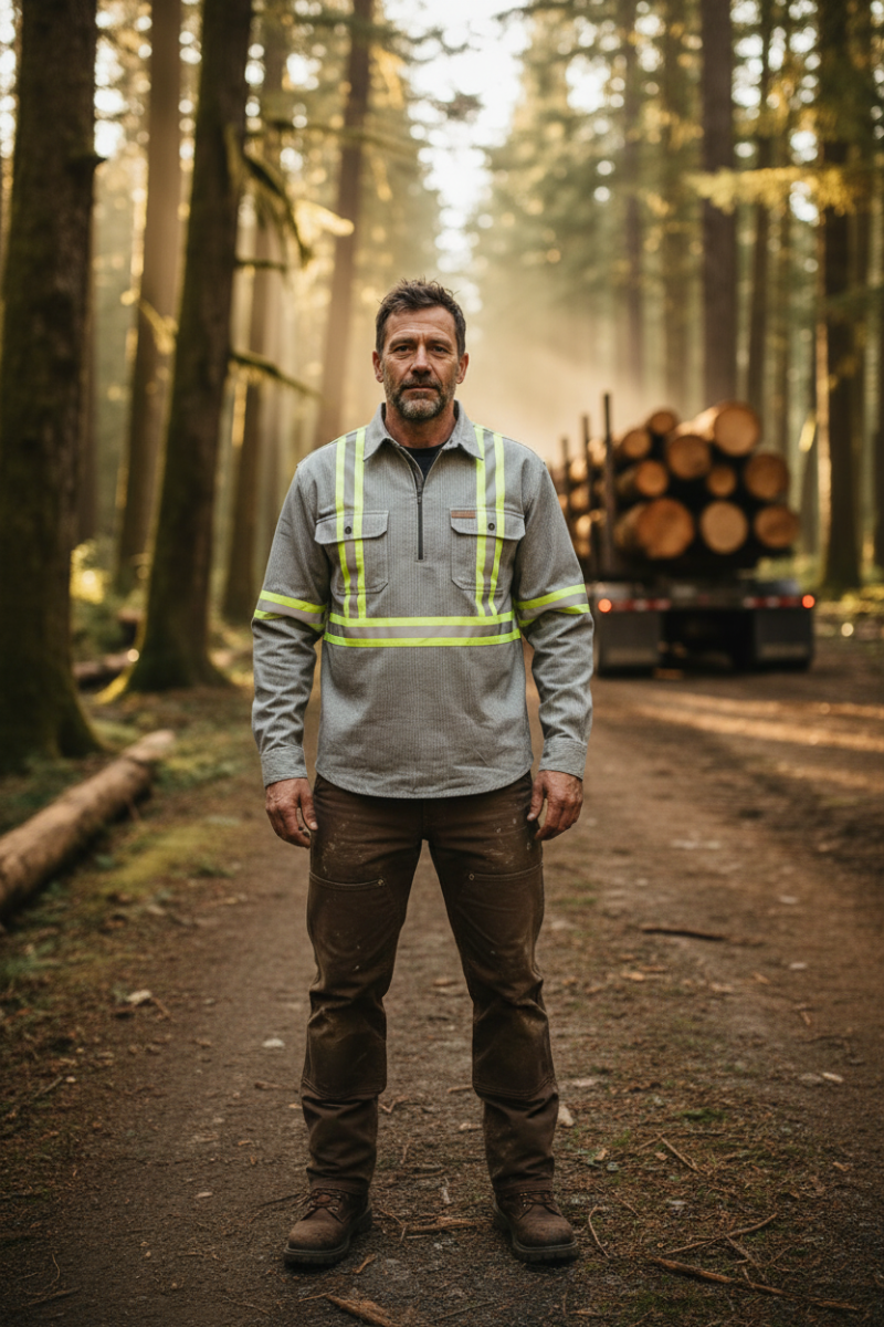 Hi-Viz Logger Shirt - Full Body