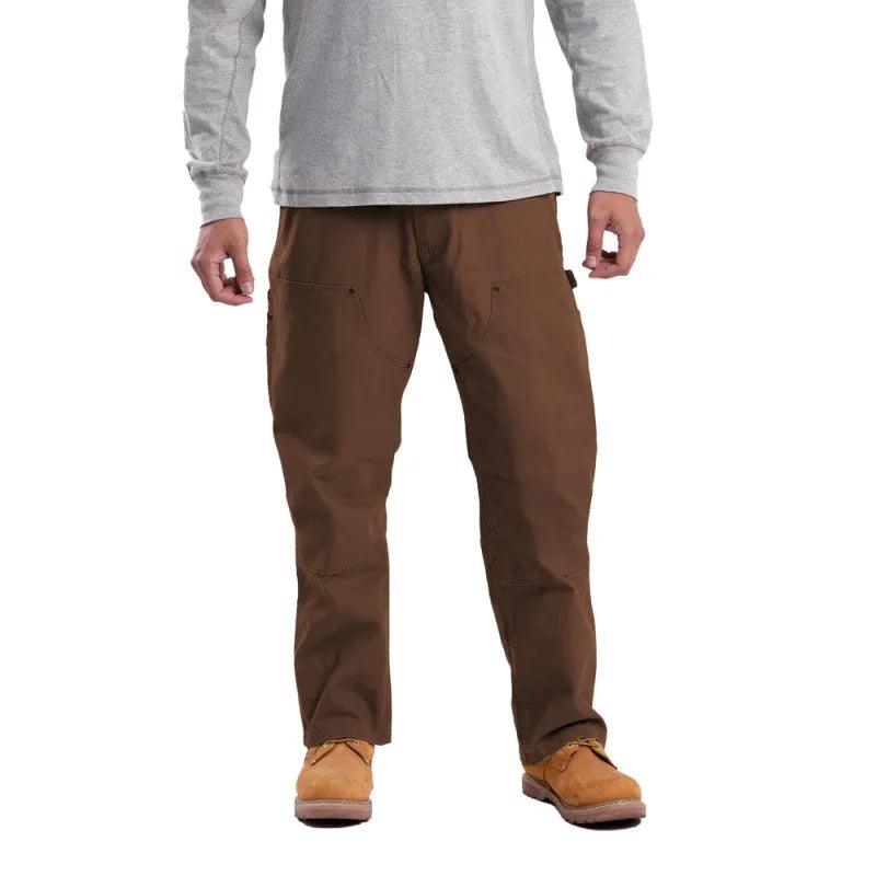 Berne Highland Double Front Duck Pants - Brown - Willapa Marine & Outdoor