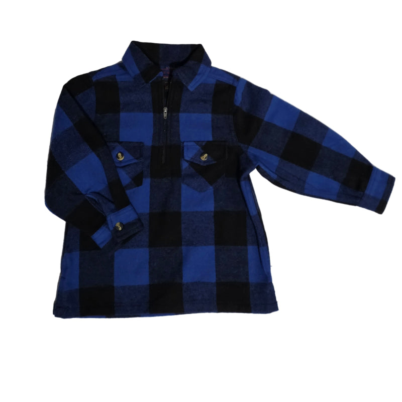Kids Blue Flannel-Willapa Outdoor