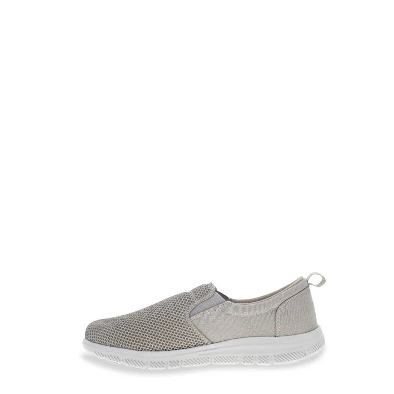 Gray slip-on sneaker on a white background-Willapa Outdoor