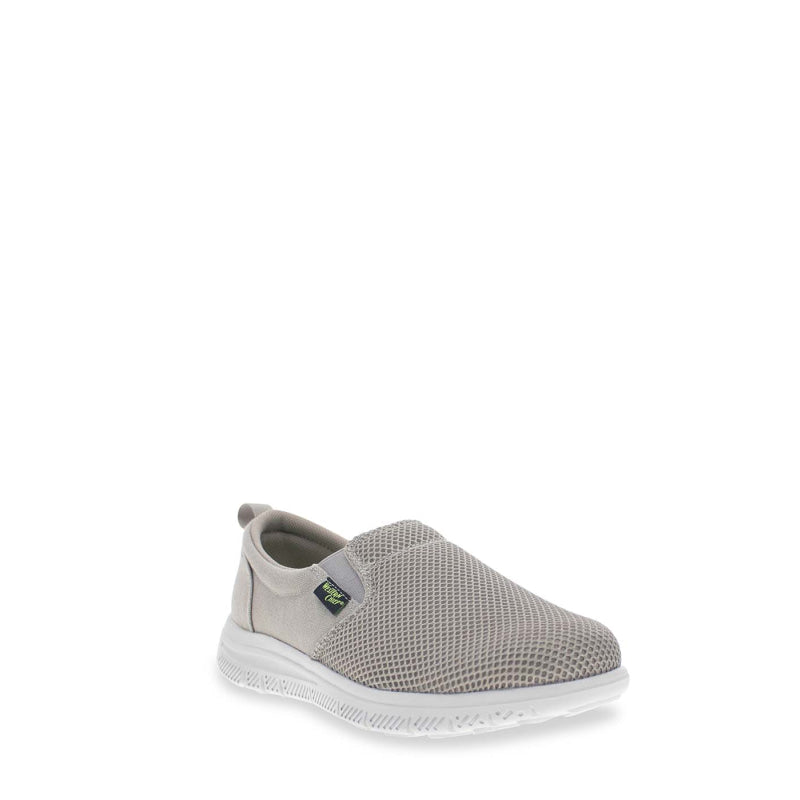 Gray slip-on sneaker on a white background-Willapa Outdoor