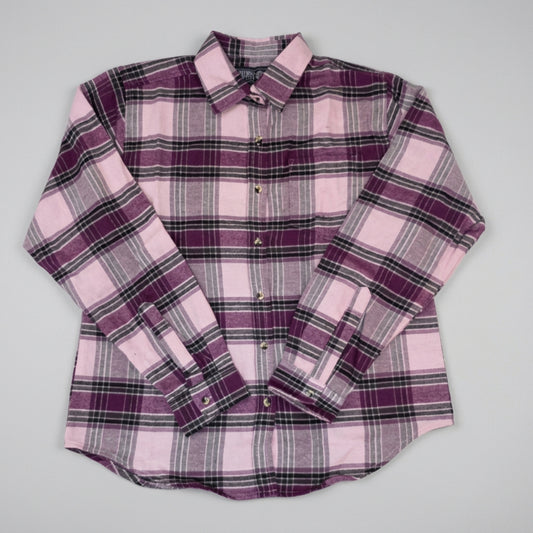 Northern Expedition Limited Ladies Lightweight Flannel Shirt in purple/pink-Willapa Outdoor