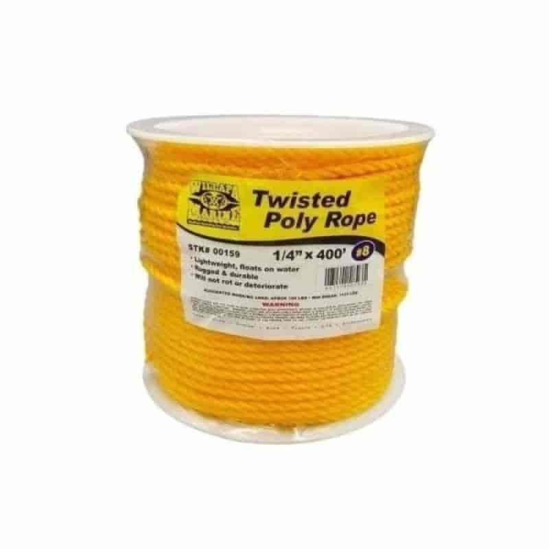 1/4"x400' Twisted Poly Rope - Willapa Outdoor