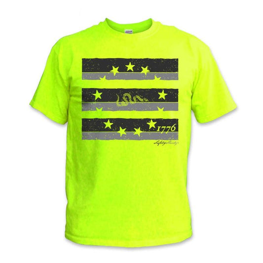 SafetyShirtz - 1776 Safety Shirt - Gray/Reflective/Yellow (Safety Green) - Willapa Marine & Outdoor