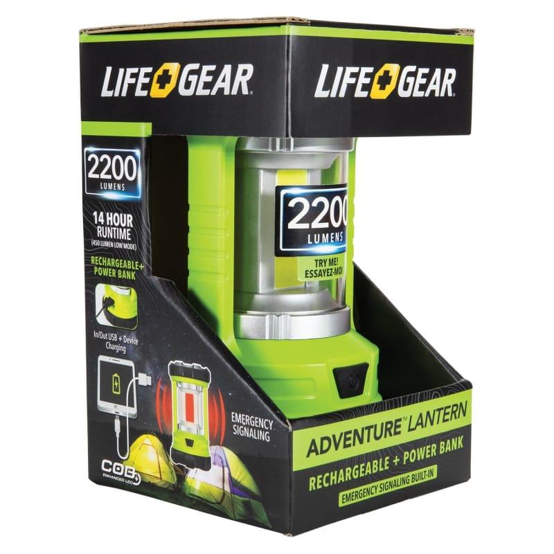 Life+Gear USB Rechargeable 2200 Lumen Lantern & Power Bank - Willapa Marine & Outdoor