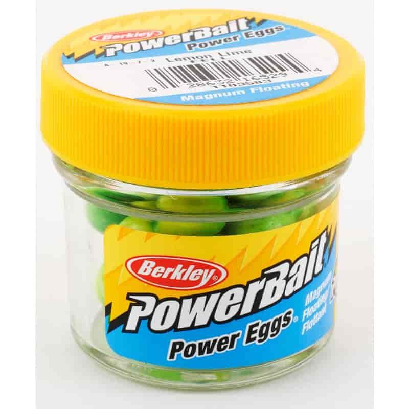 Berkley PowerBait Power Eggs Floating Magnum-Lemon Lime-Willapa Outdoor