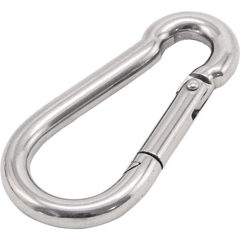 5/8" Spring Snap Link, Steel, Zinc Plated-Willapa Outdoor