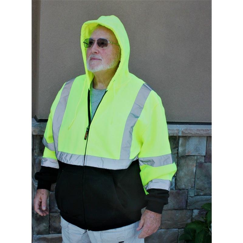 Work Ready HIVIS FZ Hoodie - Willapa Outdoor – Willapa Marine