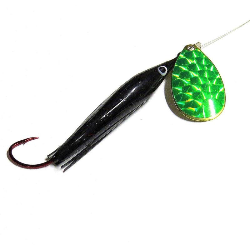 Wicked Lures Black/Green - Willapa Outdoor