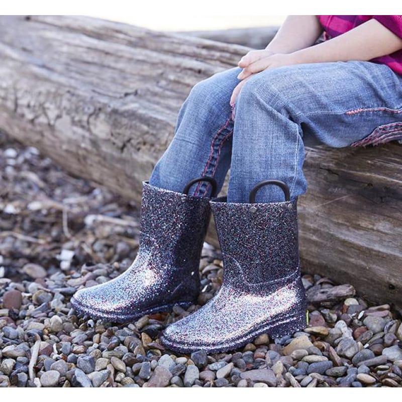 Toddler glitter outlet rain boots