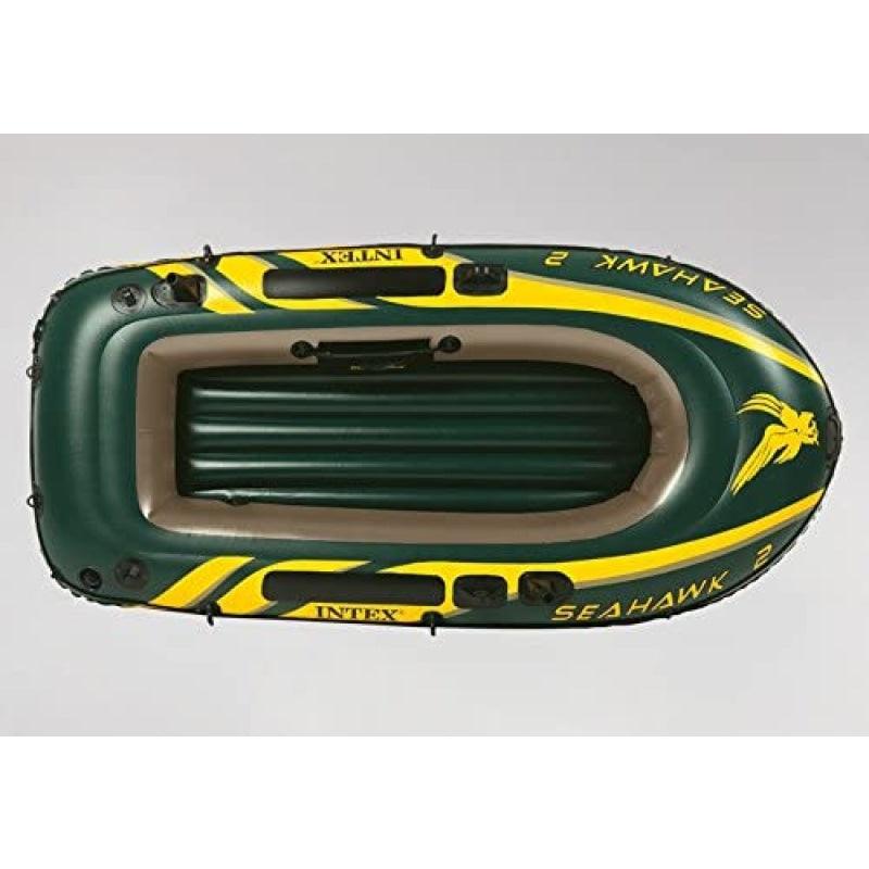 Intex Seahawk 2 Inflatable 2 Person Boat Set with Oars & Air Pump-Willapa  Outdoor – Willapa Marine & Outdoor
