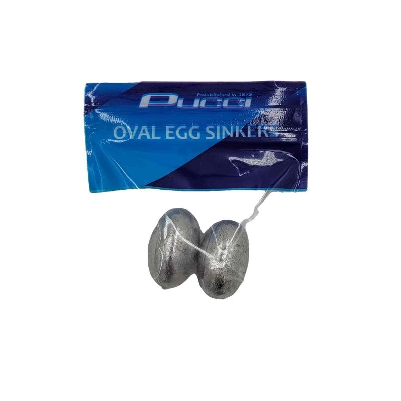Pucci Oval Egg Sinkers - Willapa Marine & Outdoor