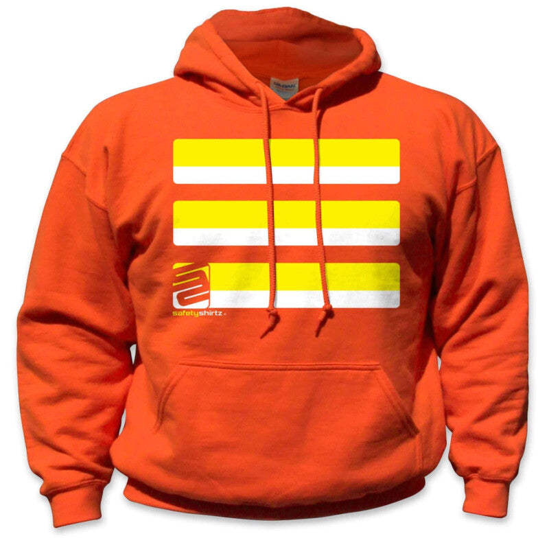 SafetyShirtz - Basic Safety Hoodie - Yellow/Orange - Willapa Marine & Outdoor
