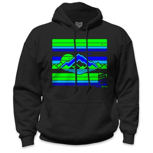SafetyShirtz - High Country Safety Hoodie - Green/Blue/Black - Willapa Outdoor