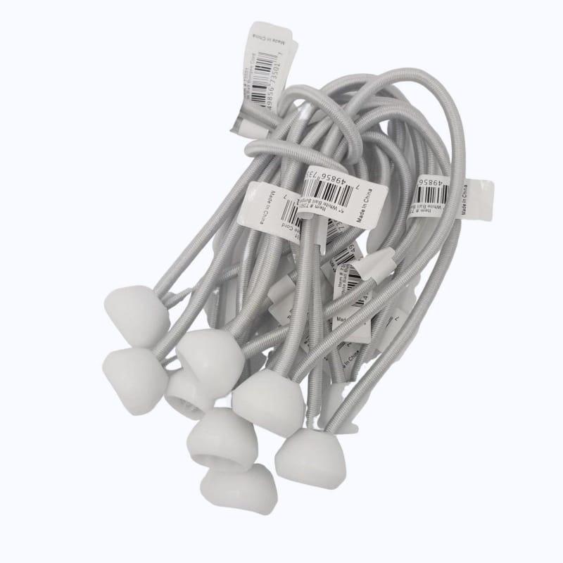 Ball Bungee Cords -5" Size - White - Willapa Outdoor