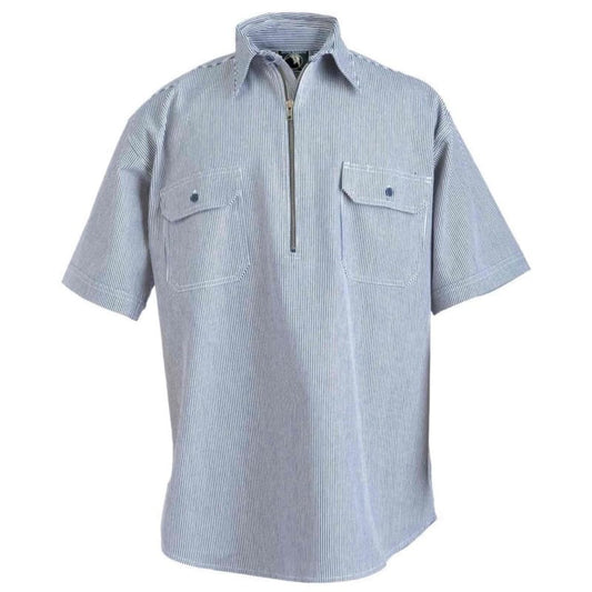 Berne Zip Front Short Sleeve Logger Shirt - Willapa Outdoor