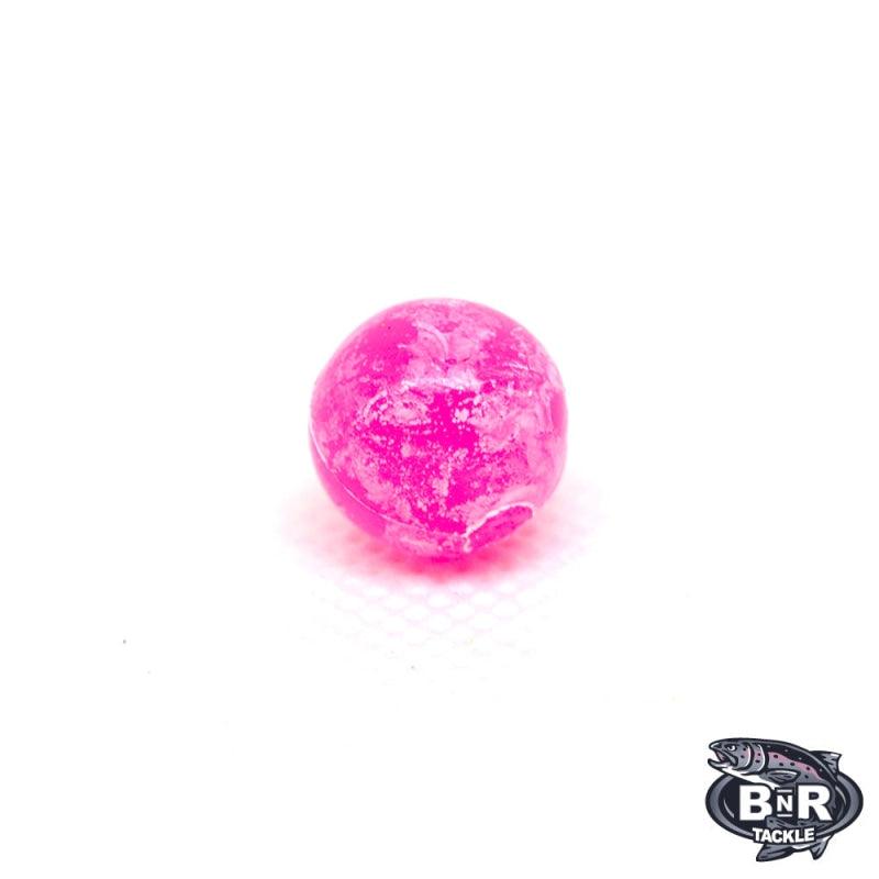 BnR Tackle Soft Beads - 12 mm - Mottled Cerise