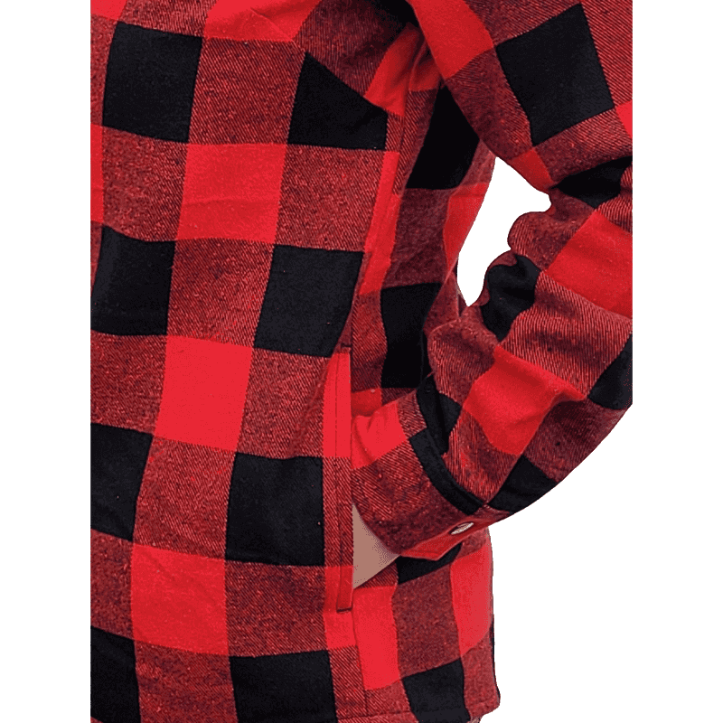 Buffalo Plaid Flannel Shirt - Willapa Outdoor X-Large / Pink
