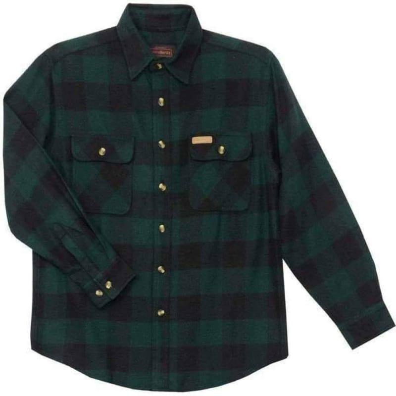 Hickory Shirt Co. Buffalo Plaid Flannel Shirt - Willapa Marine & Outdoor