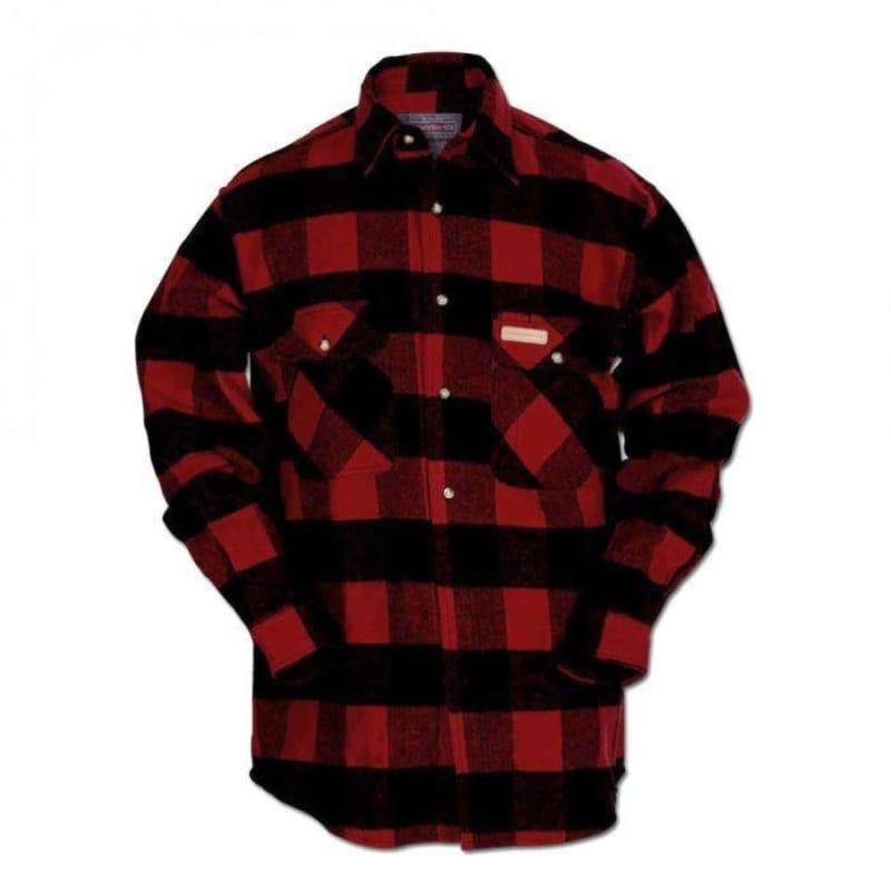 Hickory Shirt Co. Buffalo Plaid Lined Shirt Jacket - Willapa Marine & Outdoor