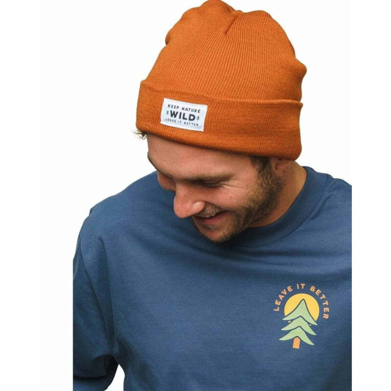 Twin Pines Cuffed Beanie - Copper - Willapa Outdoor
