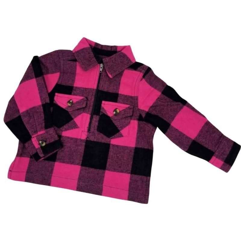 Kids Buffalo Plaid Flannel Shirt - Willapa Outdoor