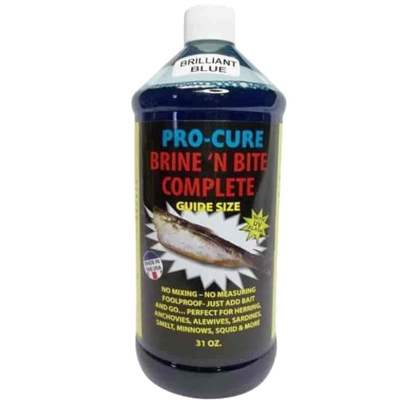 Pro-Cure Brine N Bite Complete-Guide Size-Brilliant Blue-Willapa Outdoor