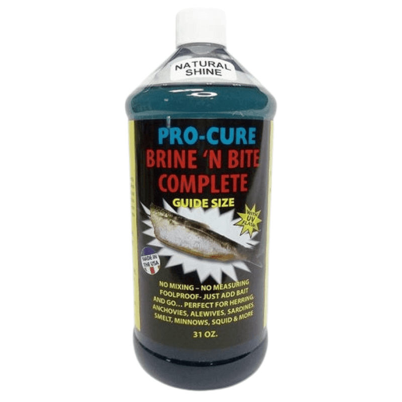 Pro-Cure Brine N Bite Complete-Guide Size-Natural Shine-Willapa Outdoor